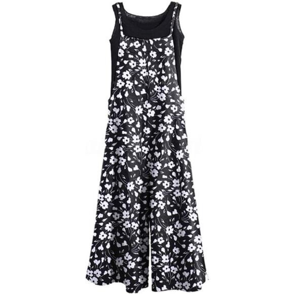 Women's Casual Loose Long Jumpsuits Jumpsuits-312 - Picture 1 of 4